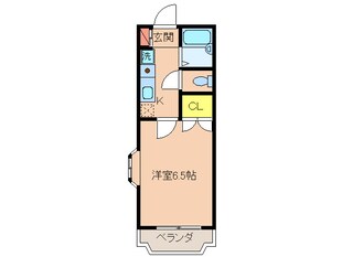 クラ－ジュＳＢの物件間取画像